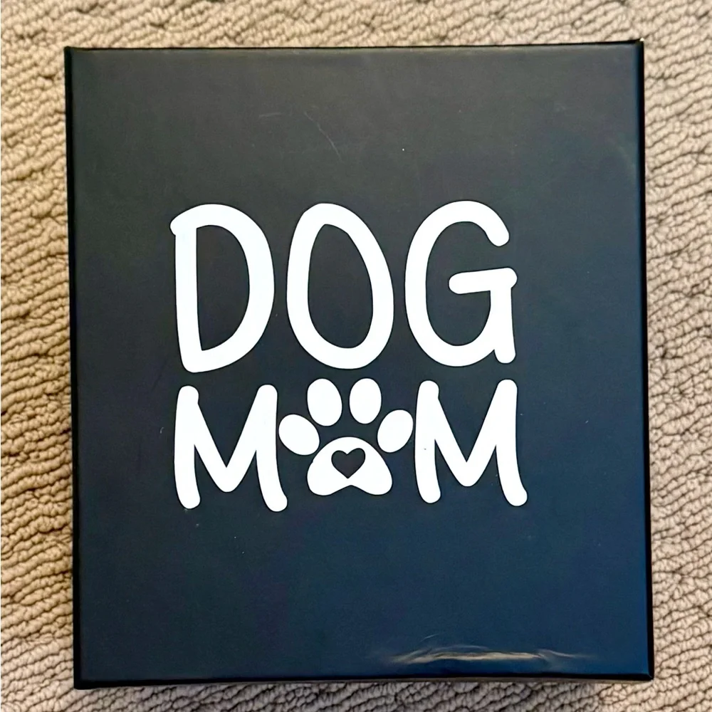 New in Box! Dog Mom Essentials Set - Hat , socks, water bottle, and straw.